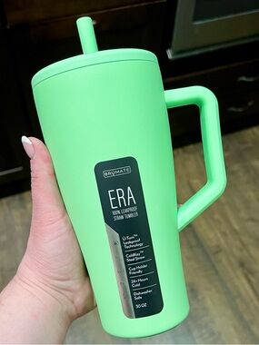 BrüMate ERA 30oz Leakproof Straw Tumbler - Neon Green NWT